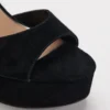 Hitten suède plateausandalen