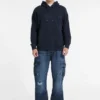Hoodie met geborduurd logo