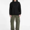 Hoodie met geborduurd logo