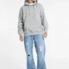 Hoodie met geborduurd logo