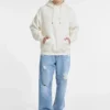 Hoodie met geborduurd logo