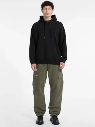 Hoodie met geborduurd logo