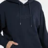 Hoodie met geborduurd logo