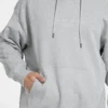 Hoodie met geborduurd logo