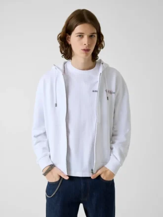 Hoodie met rits en American Tradition-logo