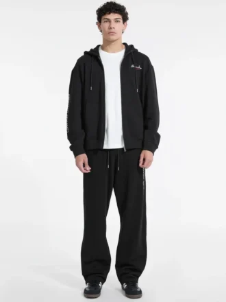 Hoodie met rits en opschrift Hoodie met rits en opschrift