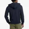 Hoodie met rits en opschrift