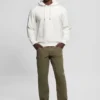 Hoodie van fluweel met reliëf