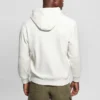Hoodie van fluweel met reliëf