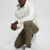 Hoodie van fluweel met reliëf