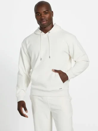 Hoodie van gebonden fluweel