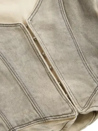 Hook denim gilet