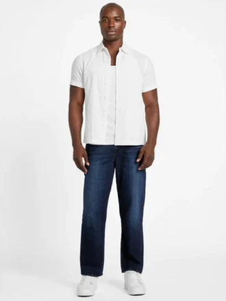 Idris-overhemd met borduursels Idris-overhemd met borduursels