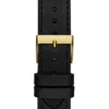 Insignia analoog horloge met zwart leer Insignia analoog horloge met zwart leer