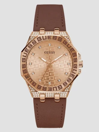 Insignia bruin lederen analoog horloge