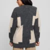 Intarsia-trui met kleurblokken