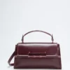 Iris bamboe lederen tas