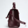 Iris bamboe lederen tas