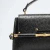Iris Bamboo Mini leren tas