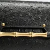 Iris Bamboo Mini leren tas