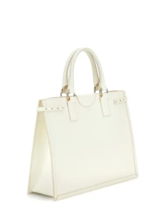Isa strakke leren middelgrote shopper Isa strakke leren middelgrote shopper