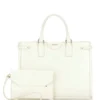 Isa strakke leren middelgrote shopper Isa strakke leren middelgrote shopper