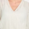 Izabella-trui van wolmix met overslag Izabella-trui van wolmix met overslag