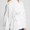 Jackie Top met vetersluiting Jackie Top met vetersluiting