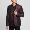 Jacquard bloemenblazer