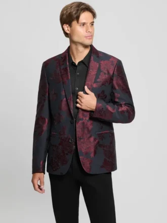Jacquard bloemenblazer Jacquard bloemenblazer