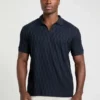 Jacquard gebreide polo