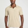 Jacquard gebreide polo