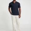 Jacquard gebreide polo