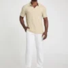 Jacquard gebreide polo