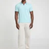Jacquard gebreide polo