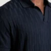 Jacquard gebreide polo