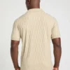 Jacquard gebreide polo