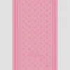 Jacquardhanddoek met pioenrozen