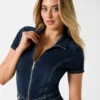 Janae Denim Romper Janae Denim Romper