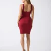 Janet Button geribbelde truienjurk Janet Button geribbelde truienjurk