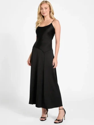 Jasmin geweven maxi-jurk
