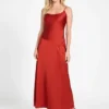 Jasmin geweven maxi-jurk