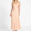 Jasmin geweven maxi-jurk