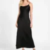 Jasmin geweven maxi-jurk