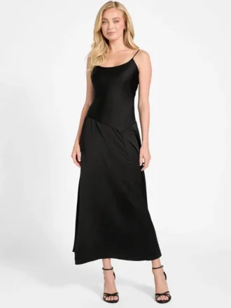 Jasmin geweven maxi-jurk