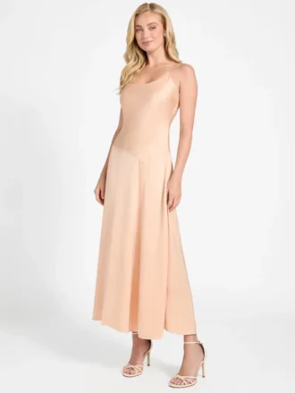 Jasmin geweven maxi-jurk