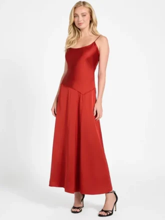 Jasmin geweven maxi-jurk