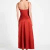 Jasmin geweven maxi-jurk
