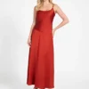 Jasmin geweven maxi-jurk