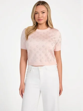 Jasmine-trui met ronde hals